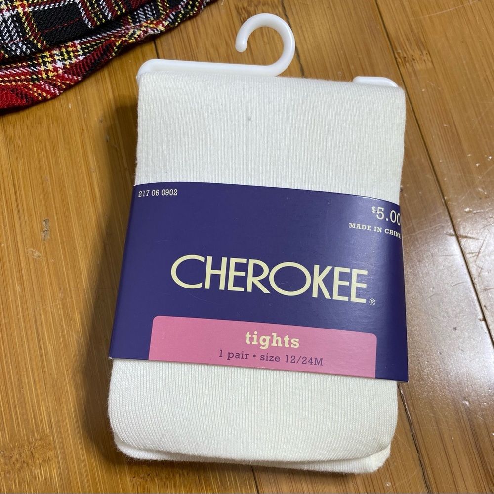 Wonder Kids plaid skirt diaper cover tights 18M - Picture 4 of 6